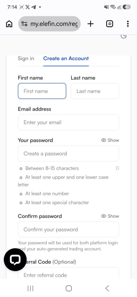 elefin-app-create-account