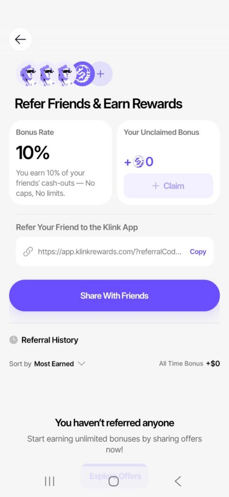 klink-referral-code